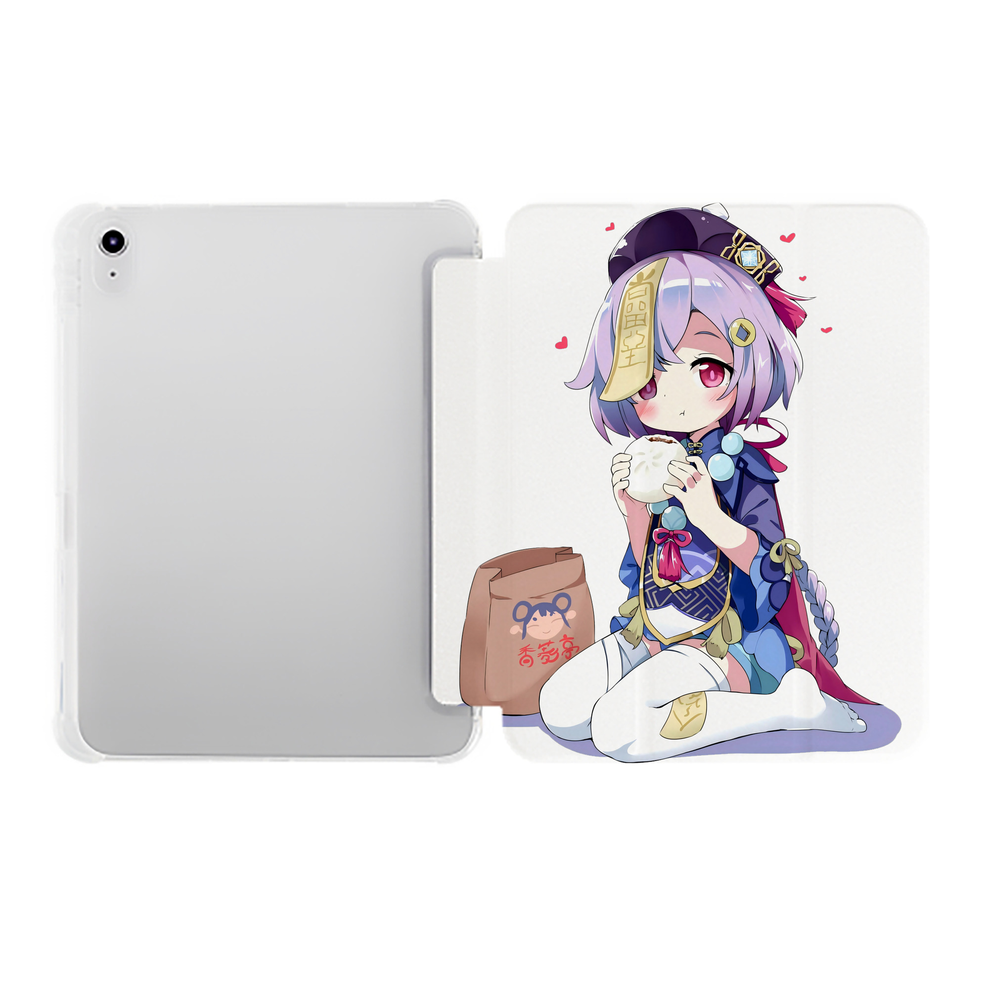 げんし神 七七 なな  genshin Nana IPad ケース ペン収納付き 三つ折りスタンド PUレザー×シリコン 対応機種9.5/10.5/10.9インチ